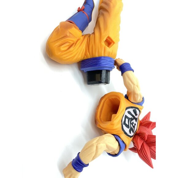 Banpresto Dragon Ball Super Saiyan God Son Goku Vol 9 Statue No Stand - Picture 5 of 5